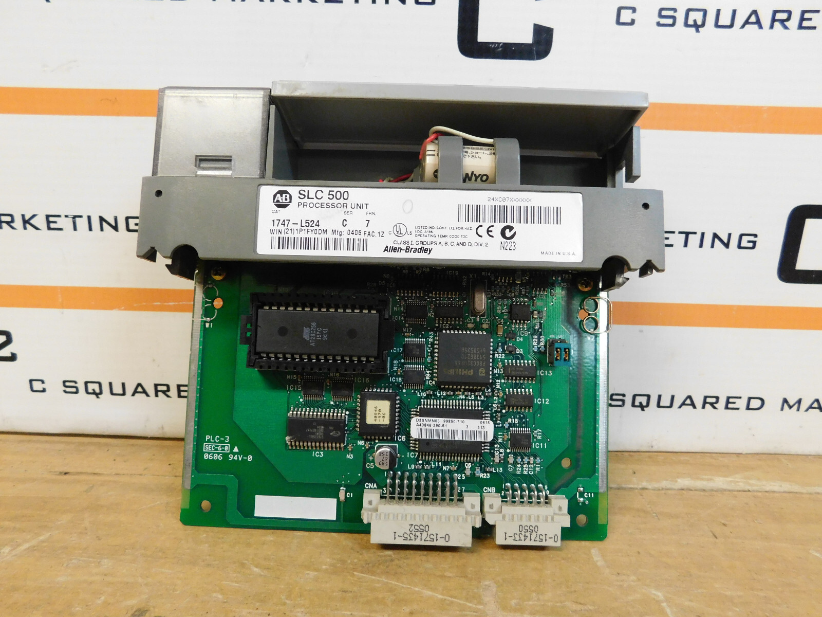 Allen Bradley 1747-L524 Ser C FRN 7 SLC500 Processor Unit used CSQ