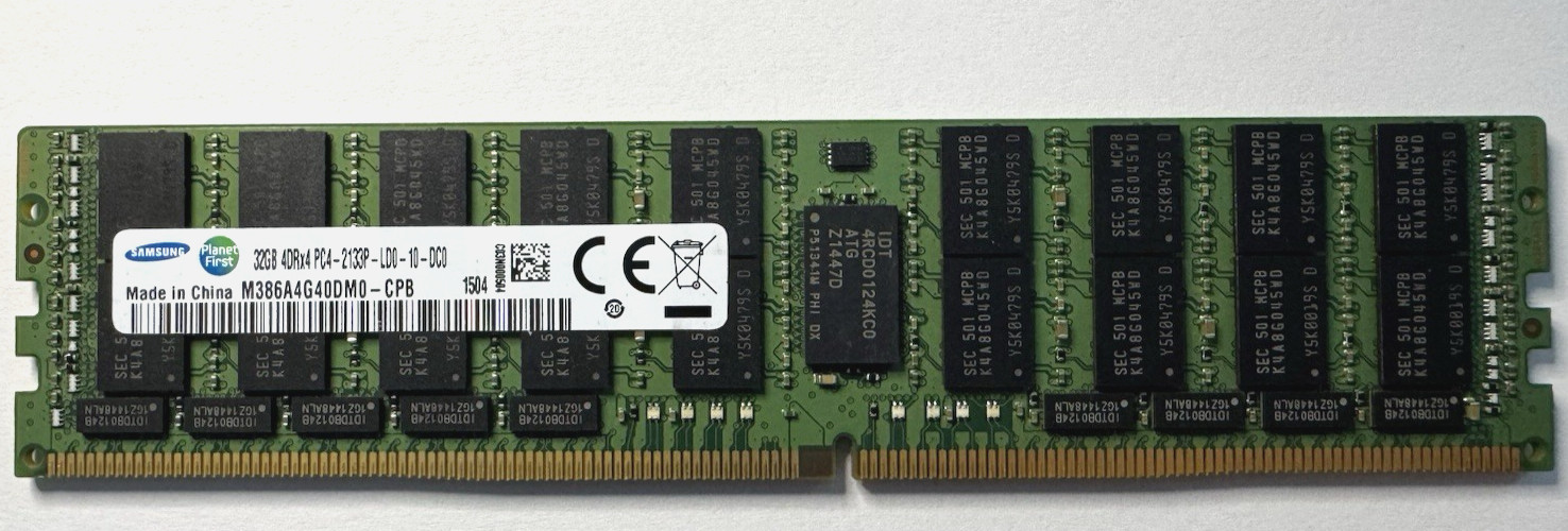 Samsung 32GB DDR4 ECC 2133MHz 4DRx4 M386A4G40DM0-CPB