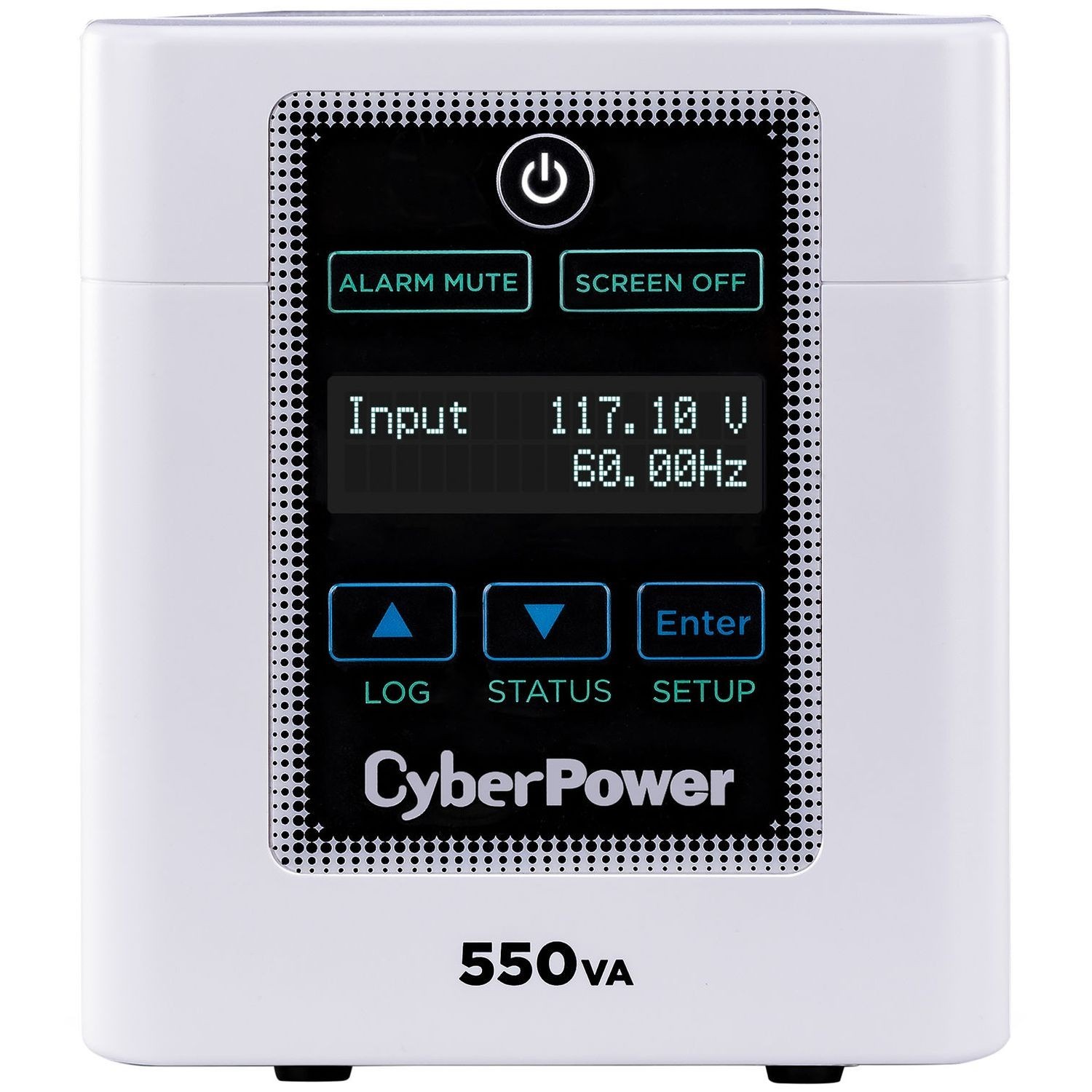 CyberPower M550L Medical-Grade UPS System, 550VA/440W,4 Outlets,AVR,Tower,White