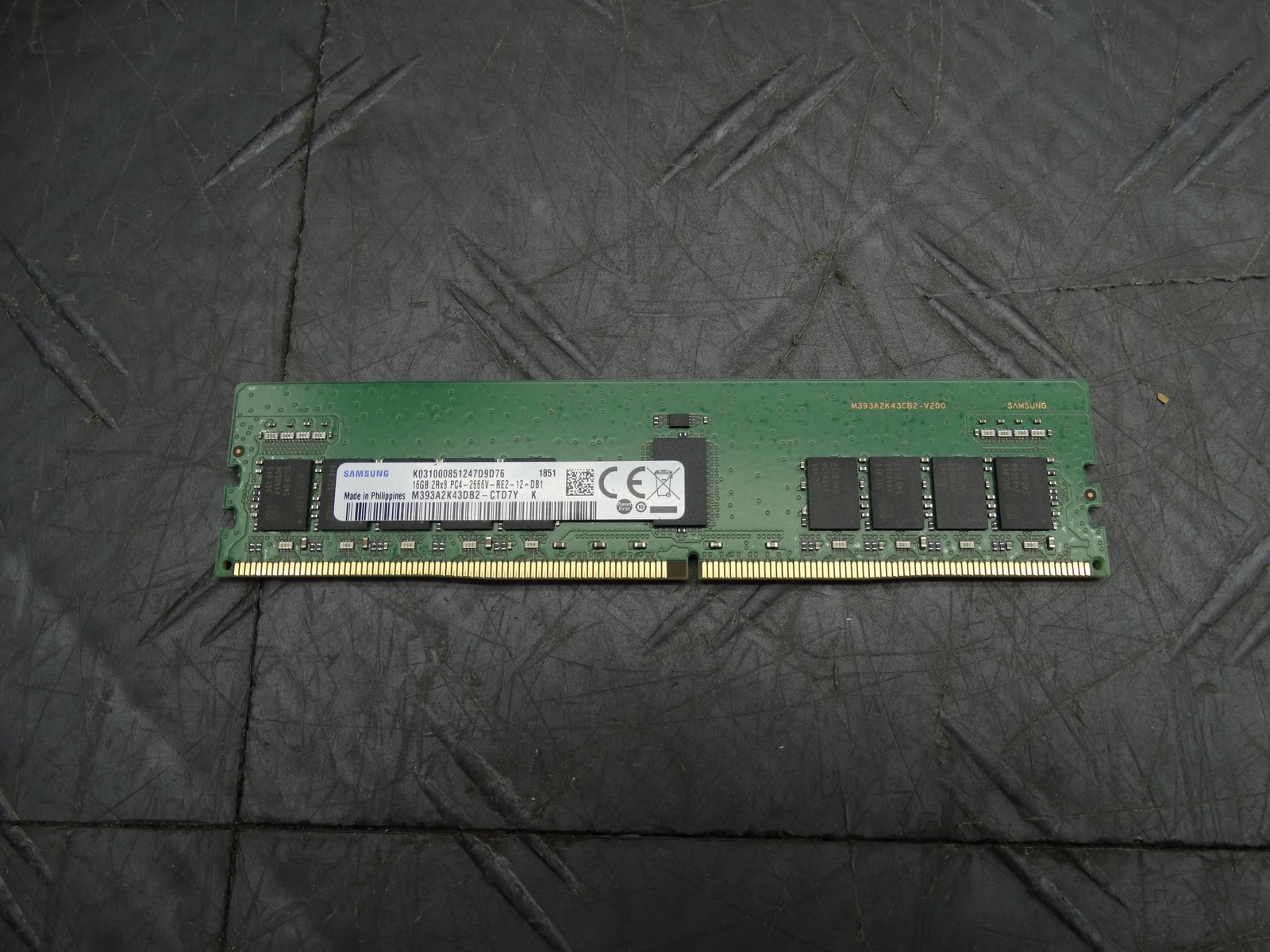 Samsung 16GB PC4-25600 DDR4-3200Mbps 2RX8 ECC Memory M393A2K43DB3-CWE