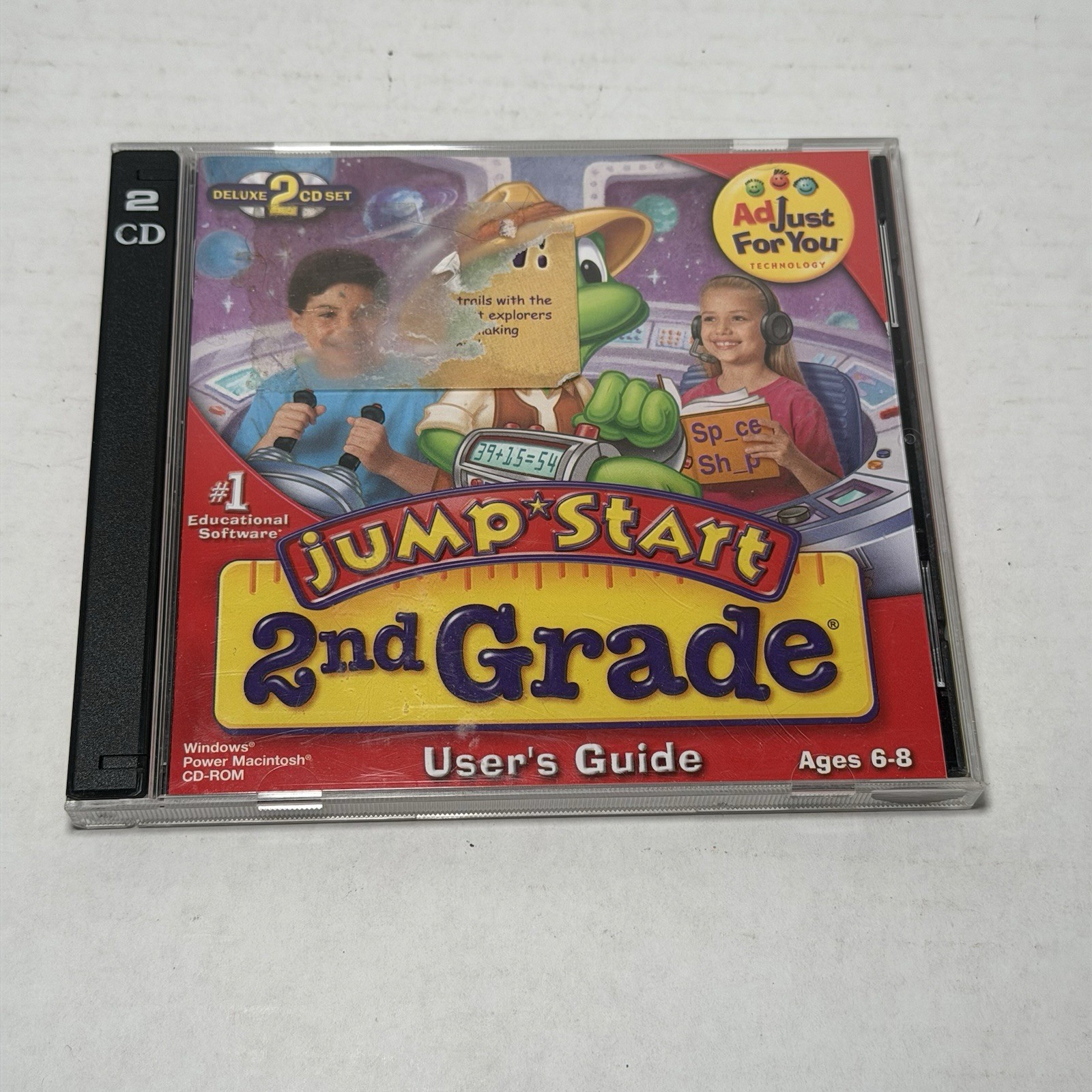 JumpStart - 2nd Grade User's Guide - CD Vintage 1990s PC Game Learning