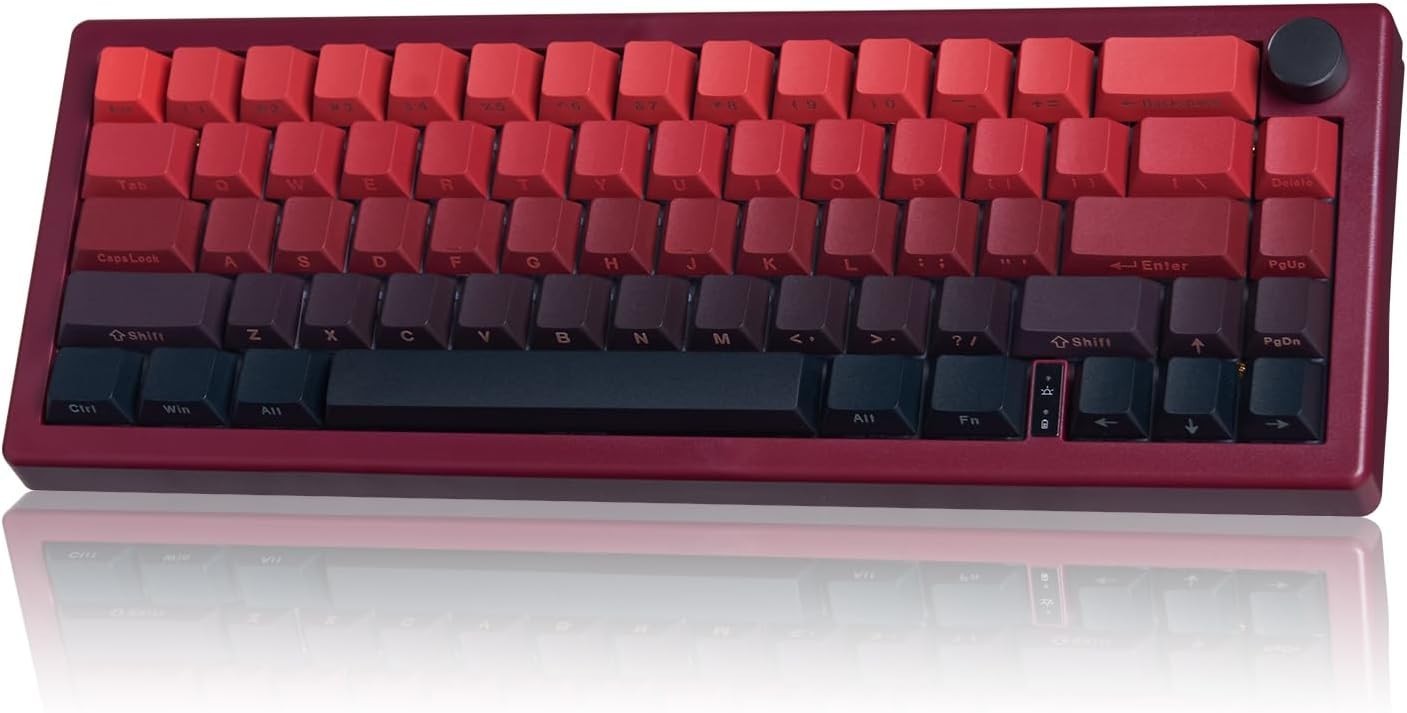 GMK67 Backlit Mechanical Keyboard Hot-Swappable Bluetooth/2.4G/Type-C 65% Custom