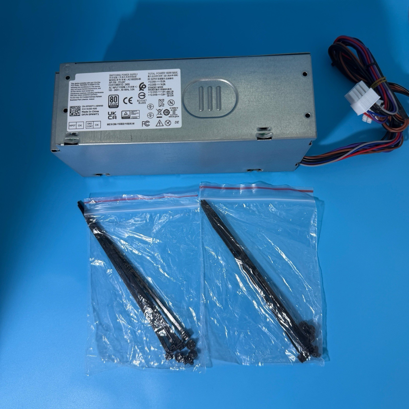 AC180EBS-00 180W Power Supply Fits Dell Inspiron 3910 3690 3710 3020 T685J