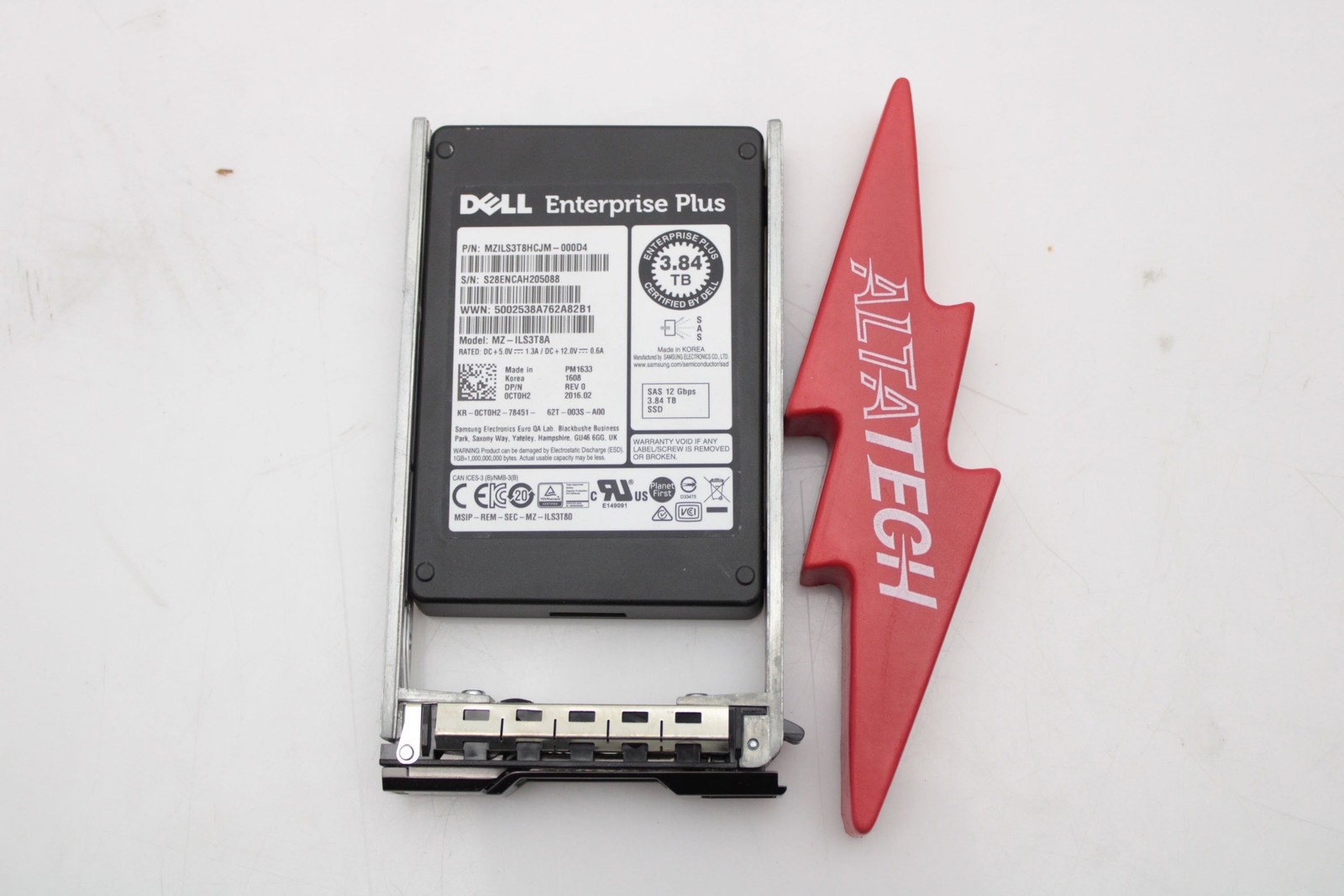 Dell CT0H2 Compellent 3.84TB SSD SAS 2.5 12G RI Read Intensive PM1633