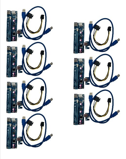 (LOT OF 49) PCI-E EXPRESS 1x-16x PCI-E EXTENDER PCE164P-N03 VER009S USB 3.0