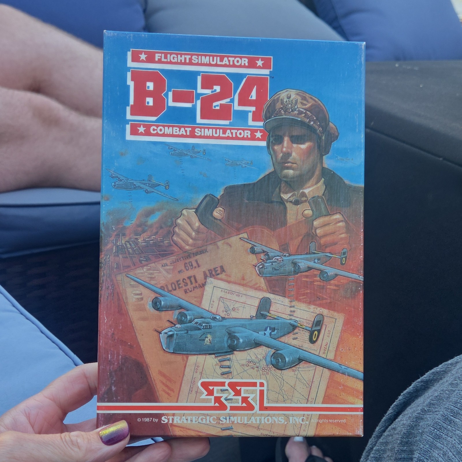 Strategic Simulations SSI B-24 Flight Simulator for Commodore 64