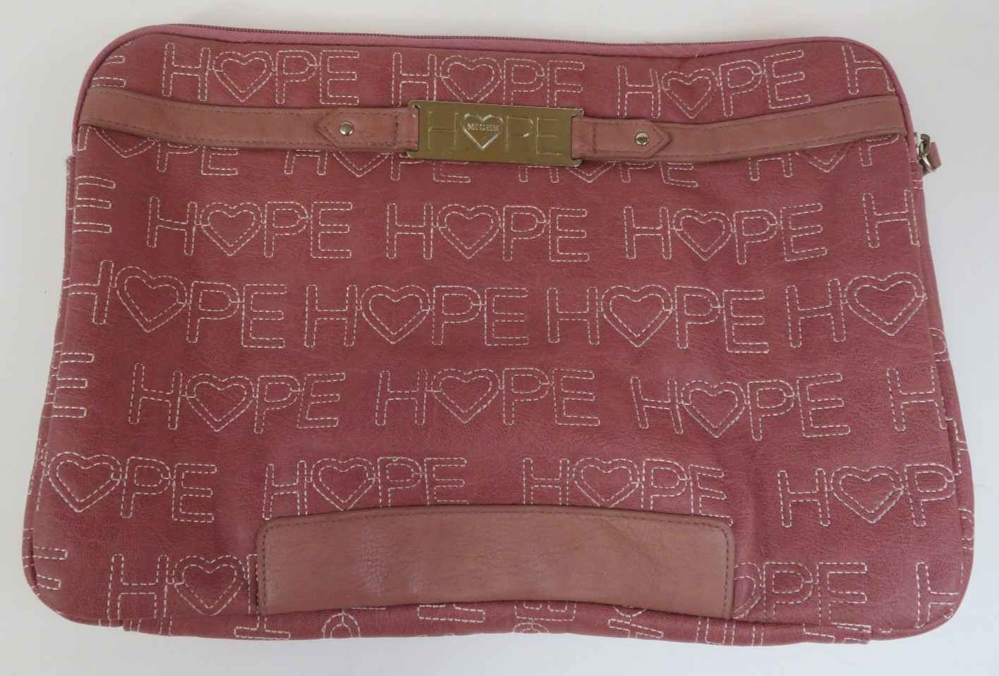 Miche Quilted Laptop Sleeve iPad Holder - 13”  "Hope" theme - Great Condition