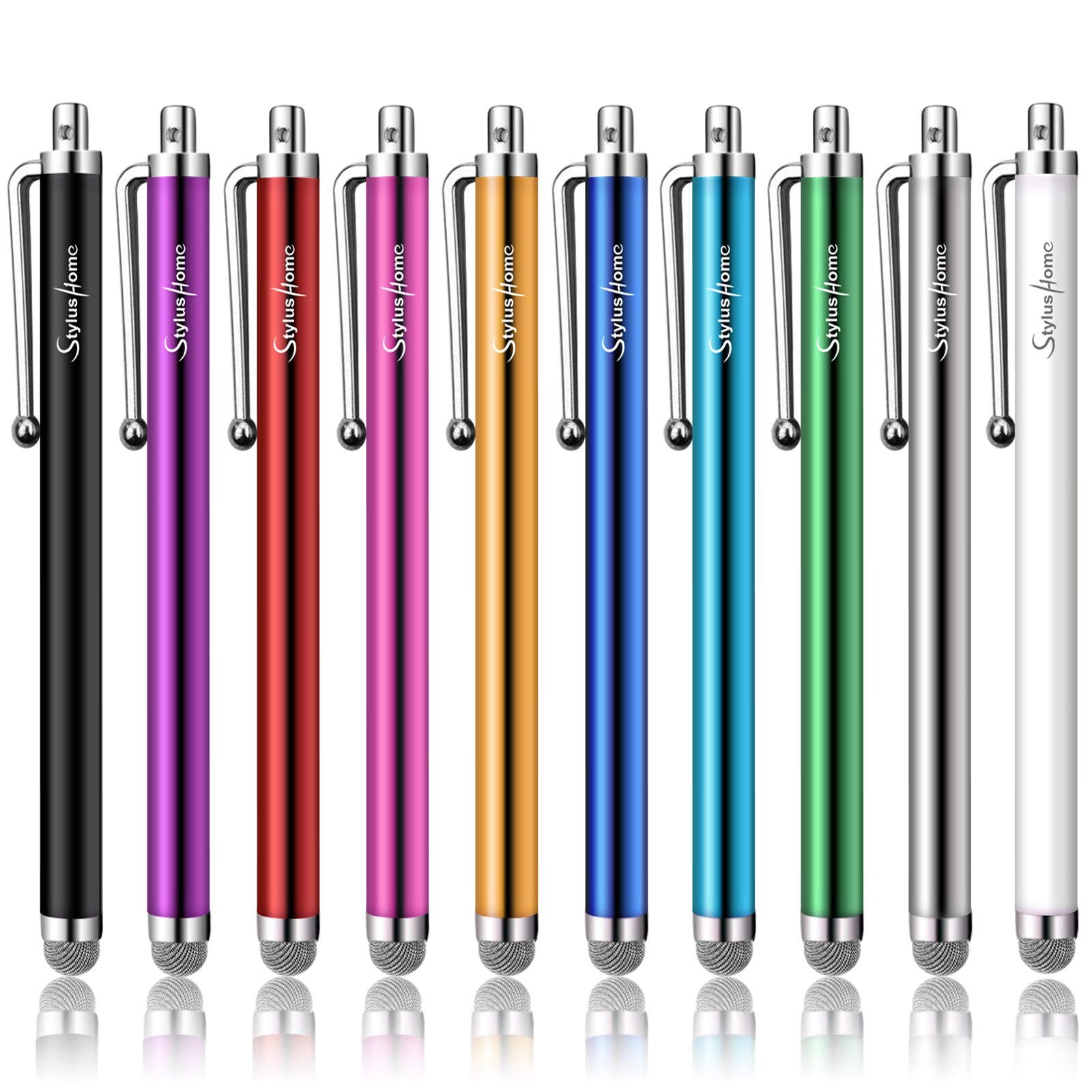 10 Pack Stylus Pens for Touch Screens, Mesh Fiber Tip ipad... 