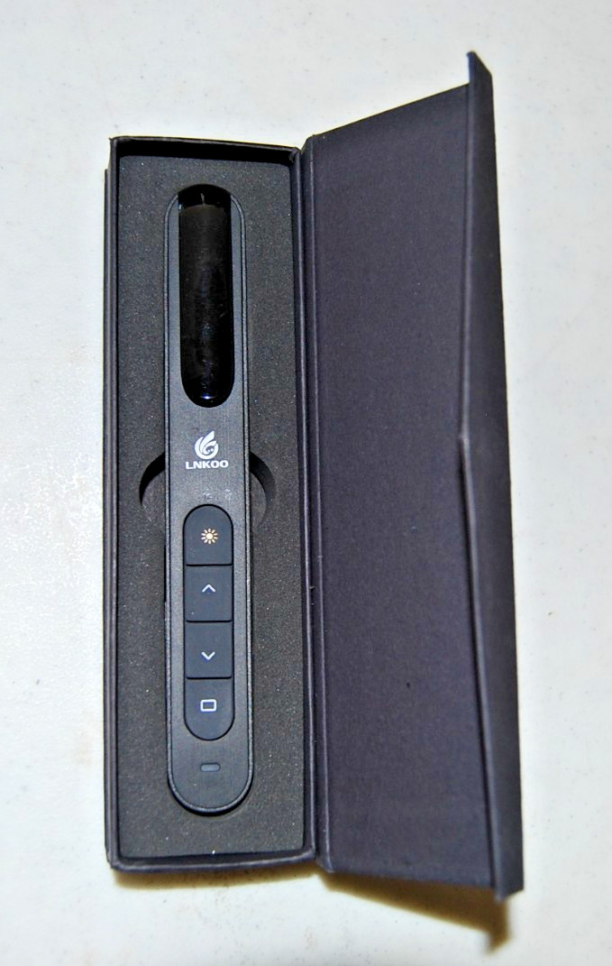 LNKOO Wireless Presenter,Support Hyperlink RF 2.4GHz Powerpoint PPT Click, Lot 4