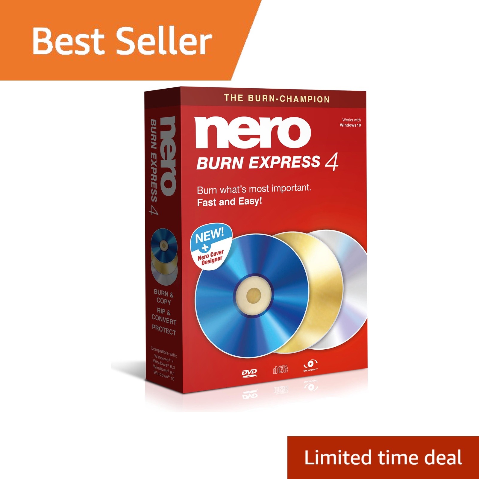 Nero Burn Express 4 Windows CD DVD Software