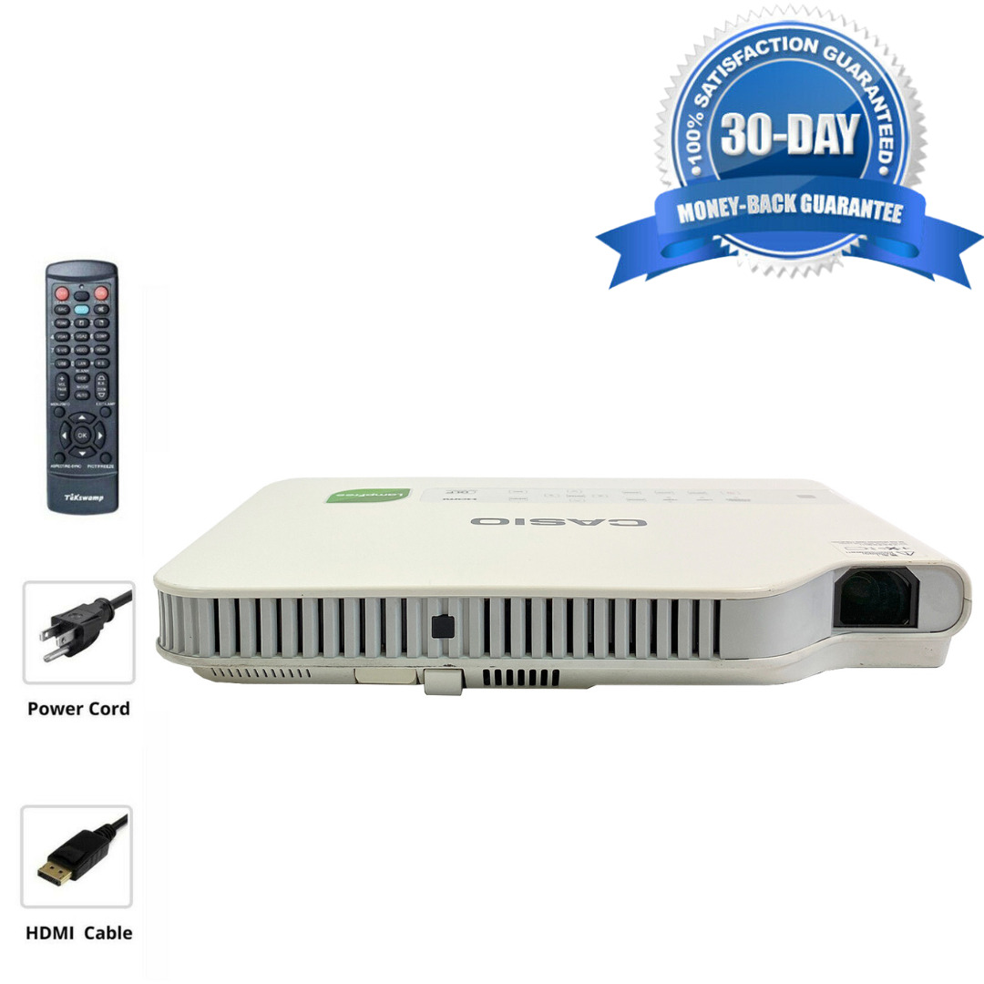2500 ANSI DLP Slim Line Projector Professional for Business Presentation HD HDMI