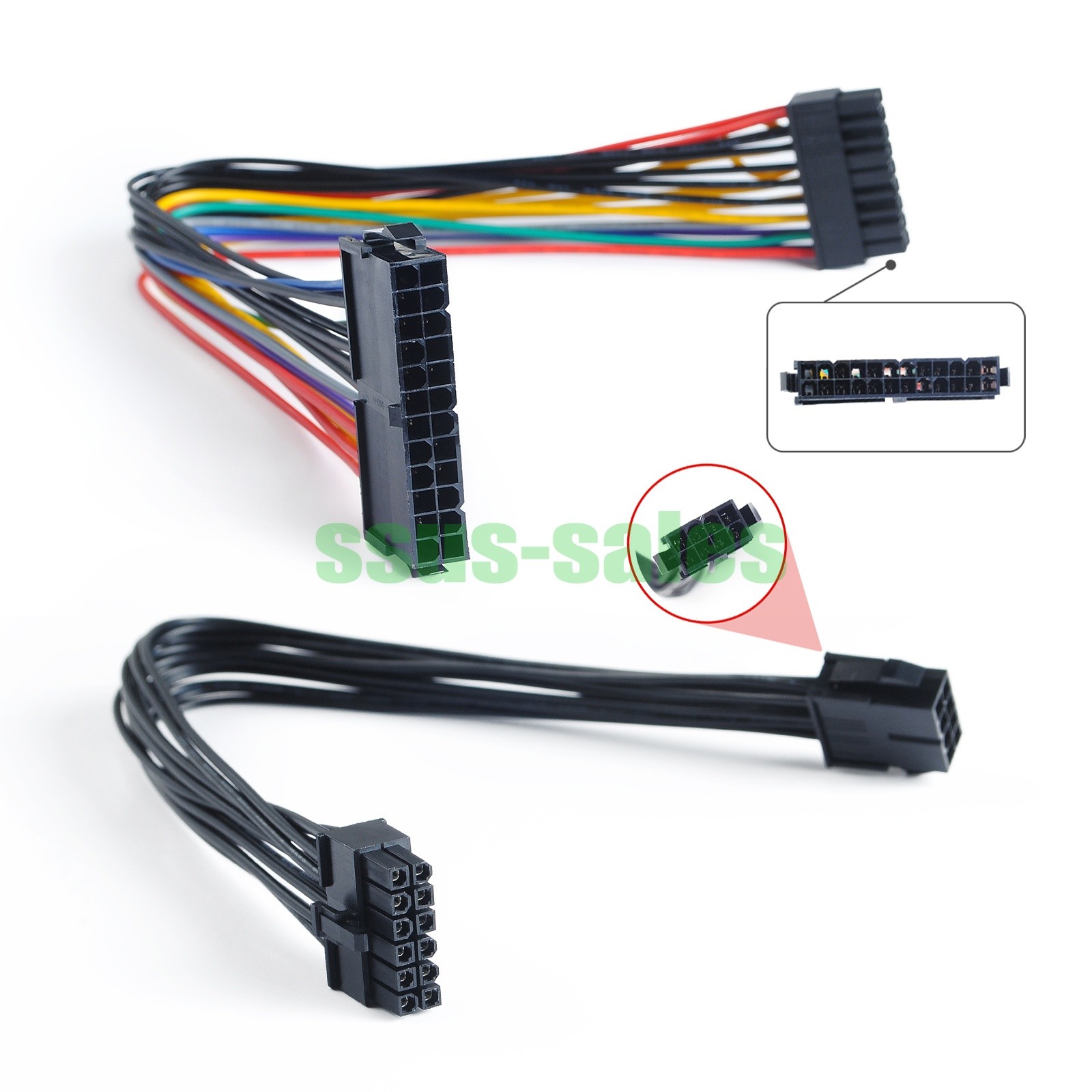 ATX 24Pin to 18Pin Power Adapter Cable 30CM For HP Z440 Z640 Workstation PSU Mod