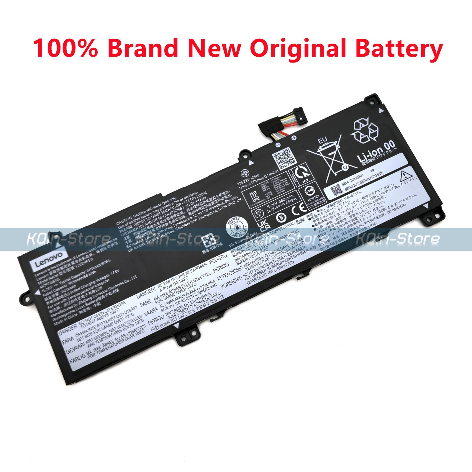 Genuine L22D4PE0 L22B4PE0 L22M4PE0 5B11N47446 Battery for Lenovo ThinkBook 14 G6
