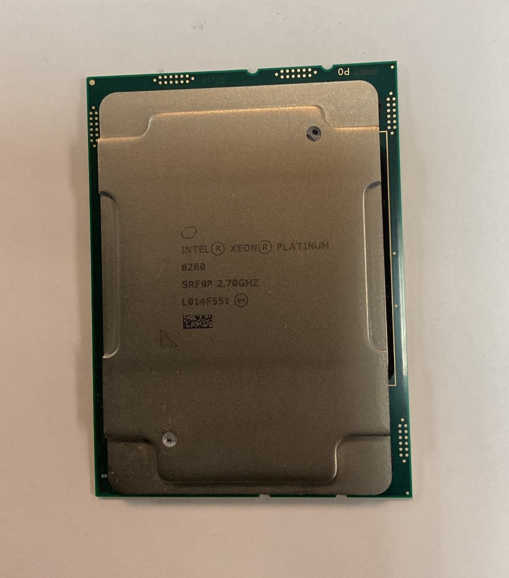 Intel Xeon Platinum 8280 2.7GHz SRF9P 28-CORE CD8069504228001