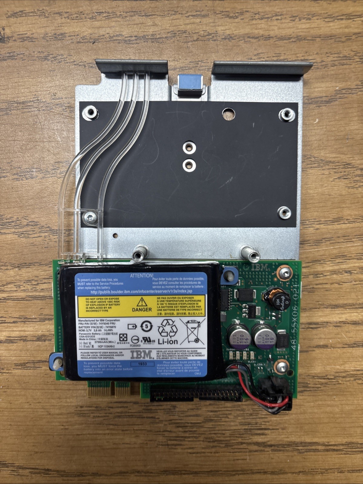 IBM 74Y3343 Cache Battery Card w/ Battery Pack