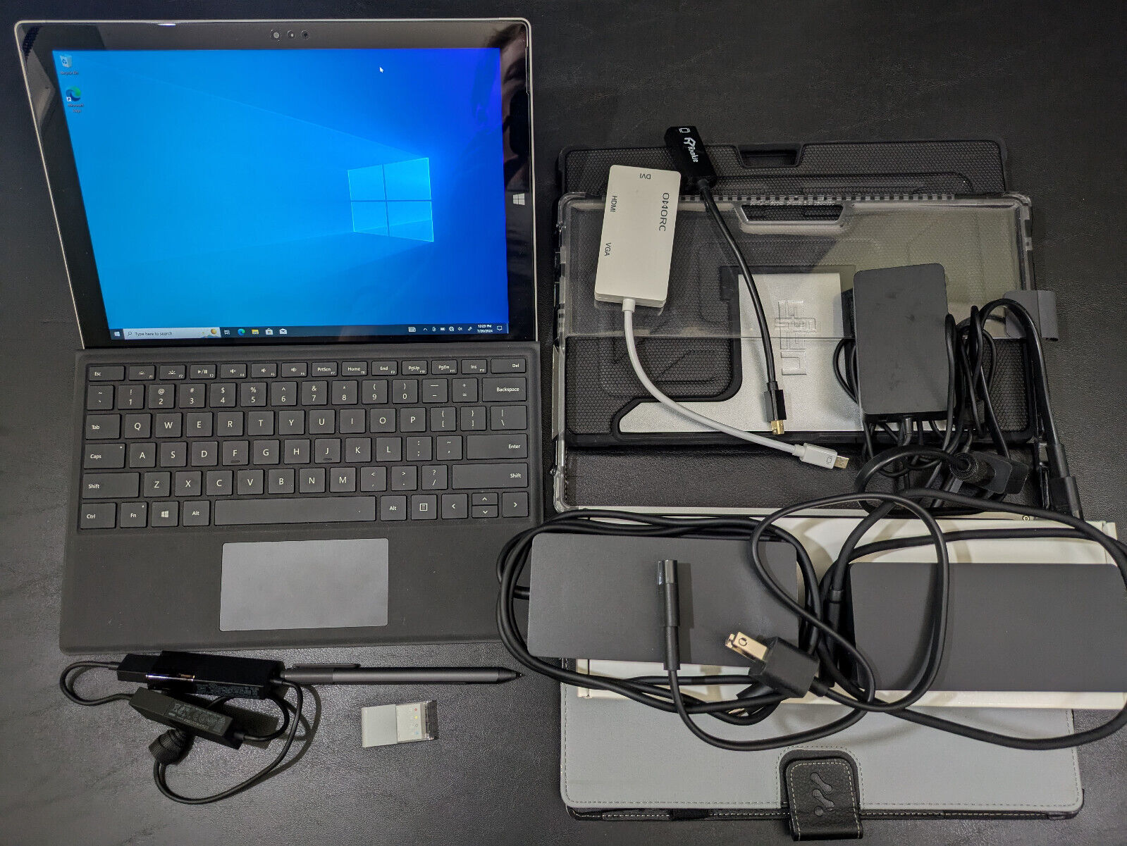 Surface Pro 3 i5 128GB, Surface Dock, Display Adaptor 1733, & More - Many Photos