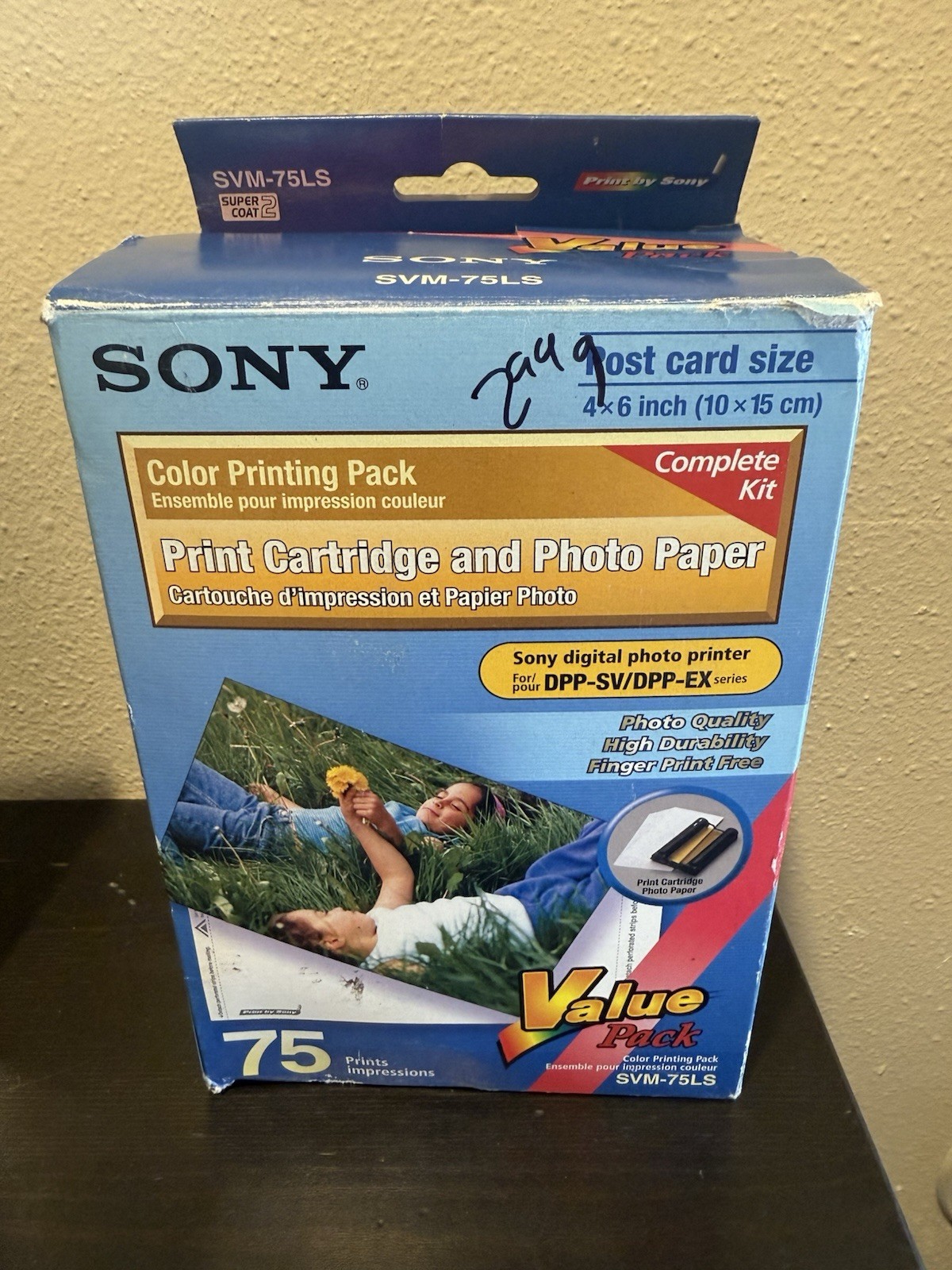 NEW Sony SVM-75LS 3 Print Cartridges & Photo Paper Value Pack 75 Prints Digital