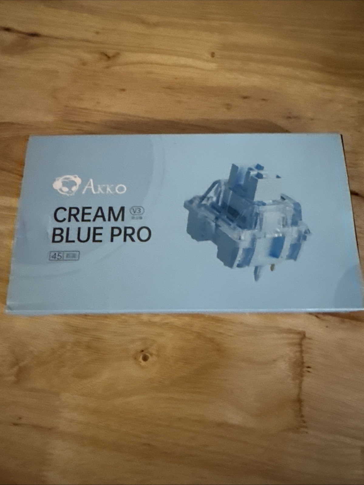 Akko Cream Blue Pro V3 Mechanical Keyboard Switches 42x Tactile MX Style w/ Box