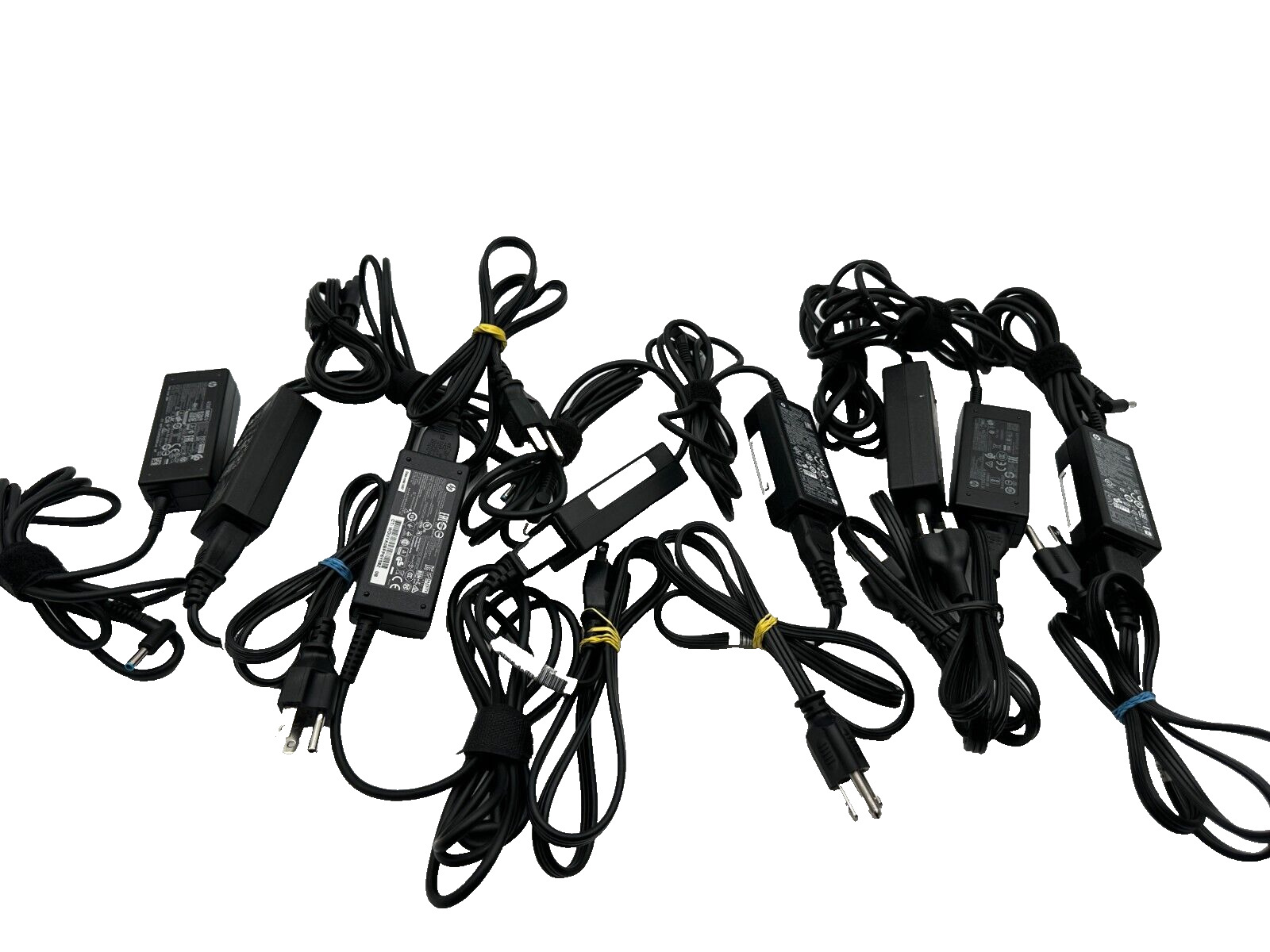 LOT HP Charger Adapter Cords For Laptops - Various Models 8x