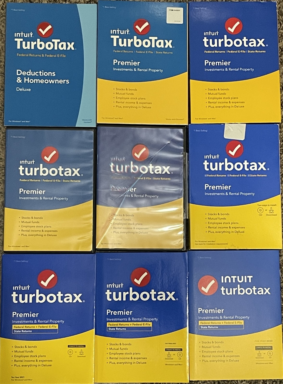 TurboTax Premier - Upgrade for PC, Mac - Multiple Years (2014 - 2023)
