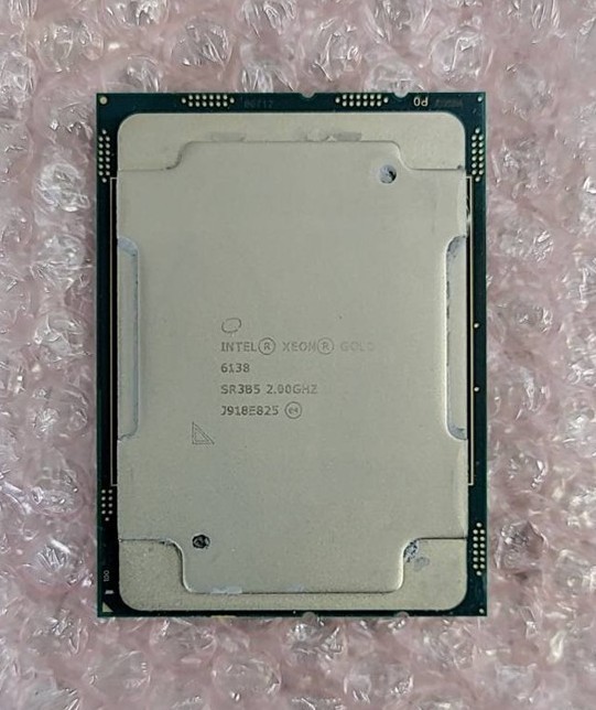 INTEL Xeon Gold 6138 SR3B5 Server CPU 2.0GHz