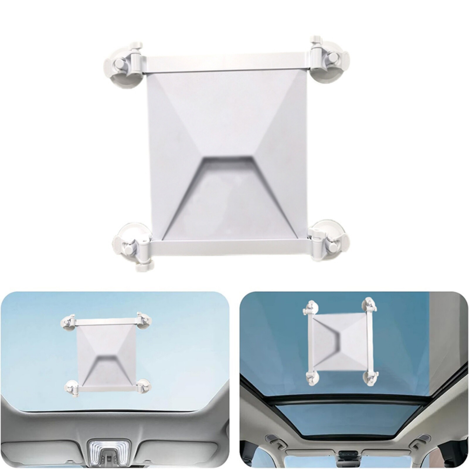 Starlink Mini Suction Cup Roof Mount for RV Car Camper ABS Bracket Adjustable