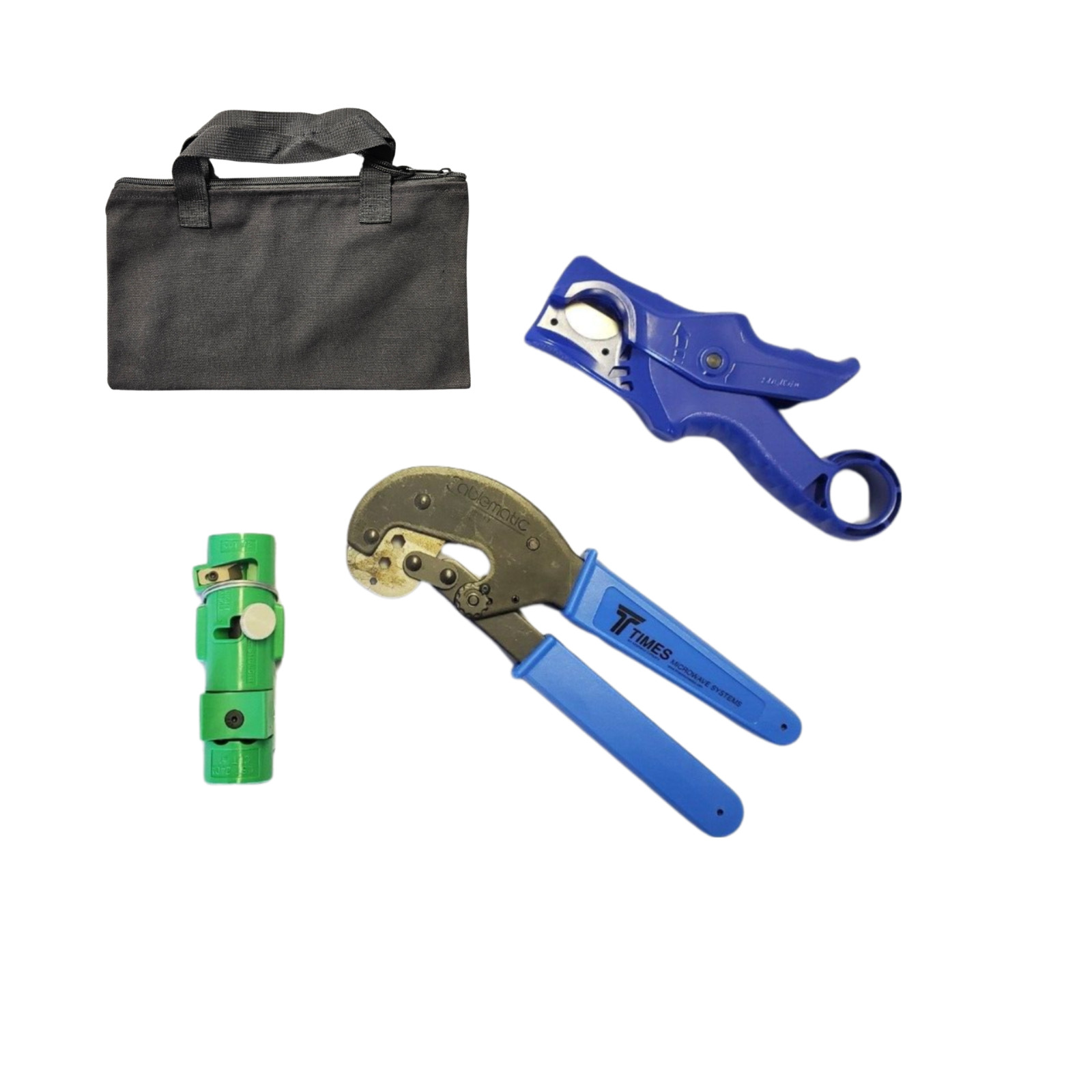 TK-240EZ Times Microwave Systems LMR-240 Coaxial Cable Tool Kit Strip Crimp Cut