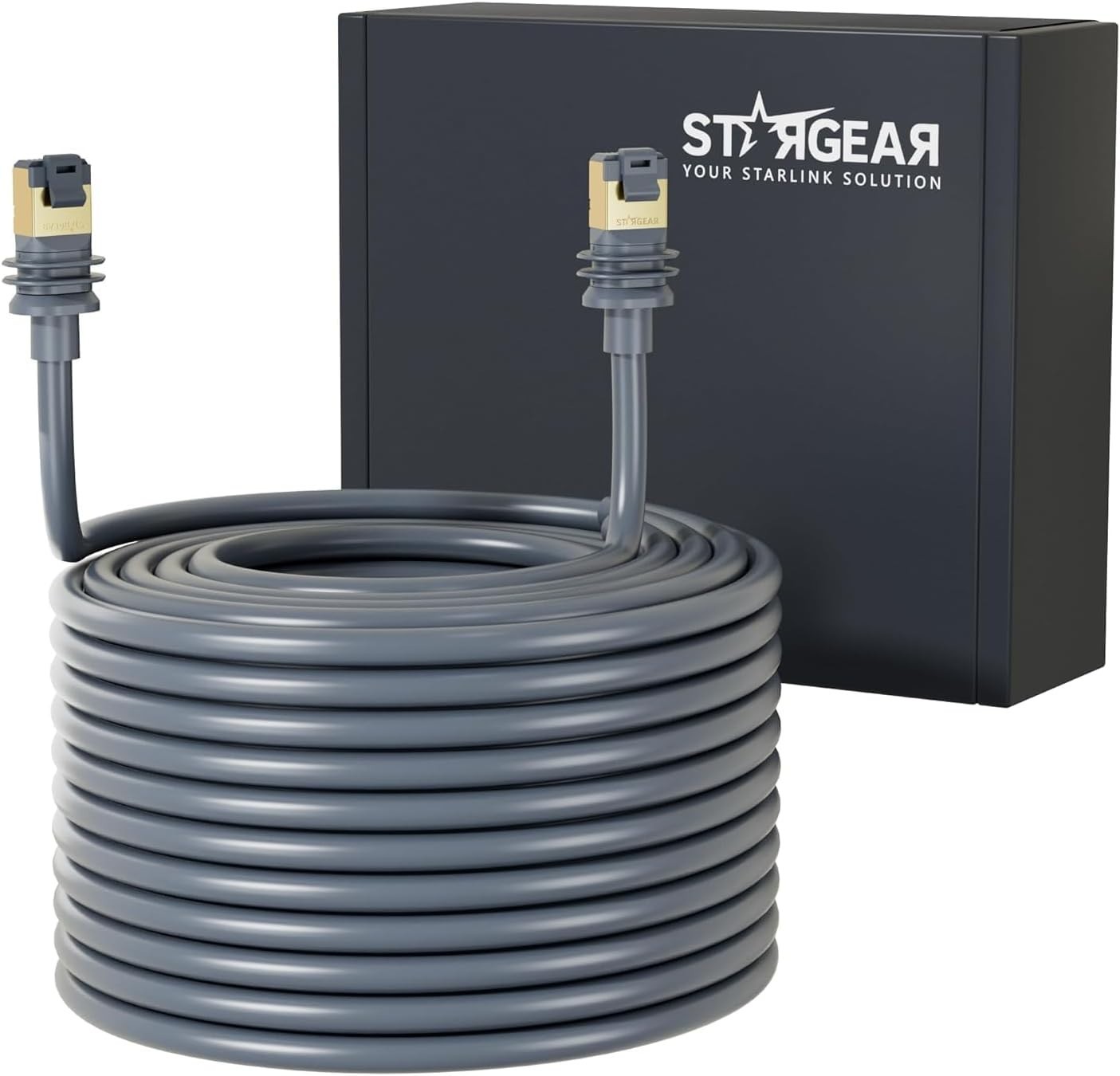 Starlink Mini-Compatible 30M Ethernet Cable Gen 3 - Stable and Waterproof Design