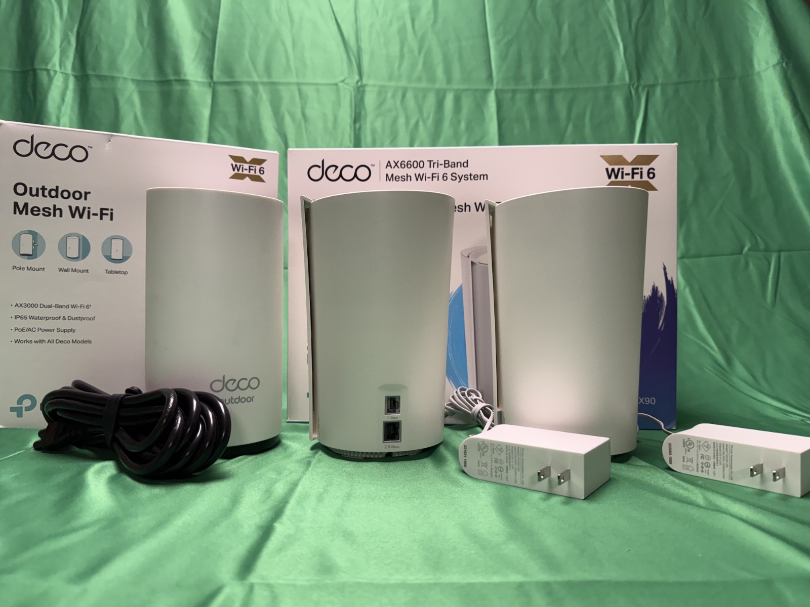 **TP-Link Deco Mesh Bundle – AX6600 X90 2-Pack + Outdoor AX3000 X50**