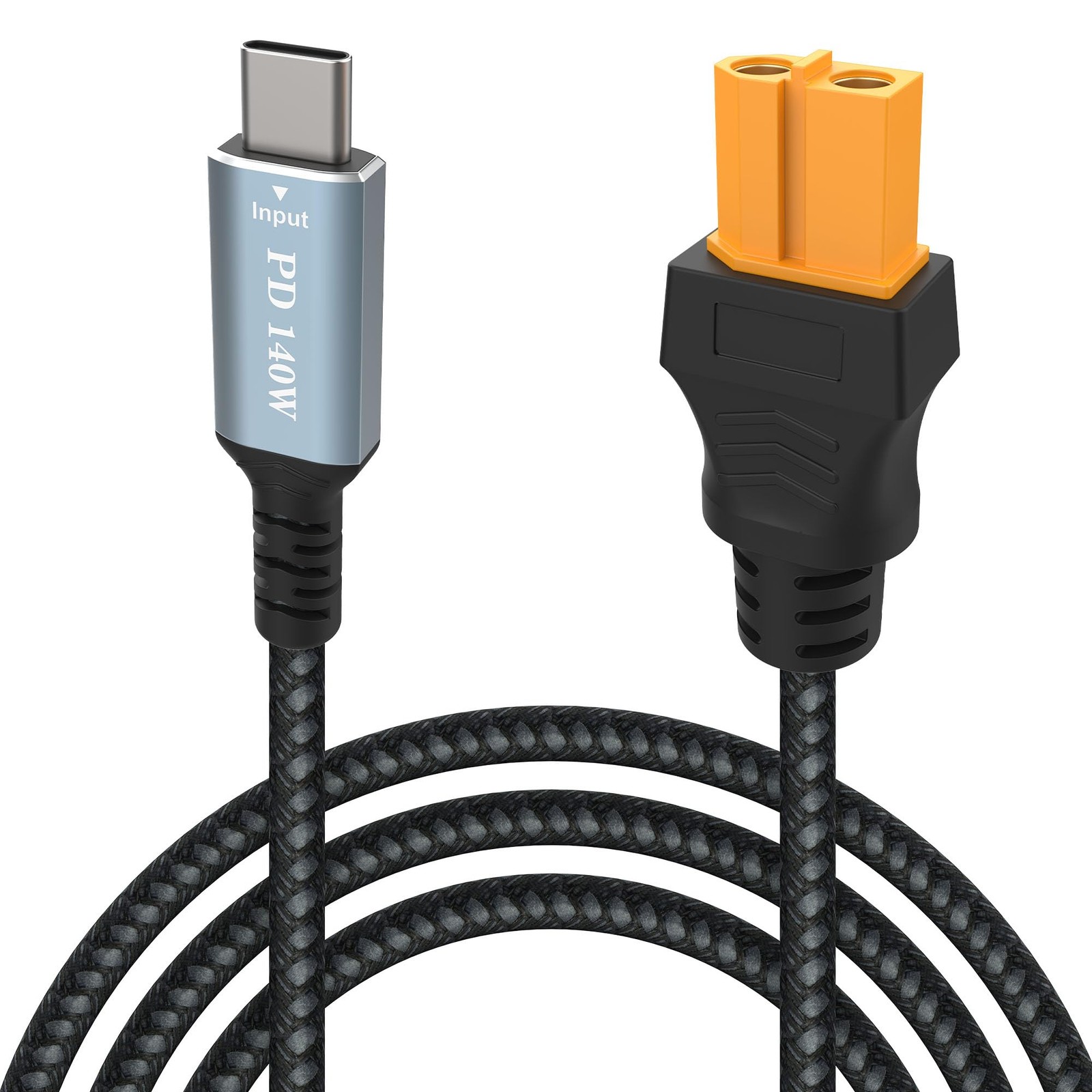 Laisomeke 140W USB C to XT60 Fast Charging Power Cord, C-XT60 cable (6.6FT)