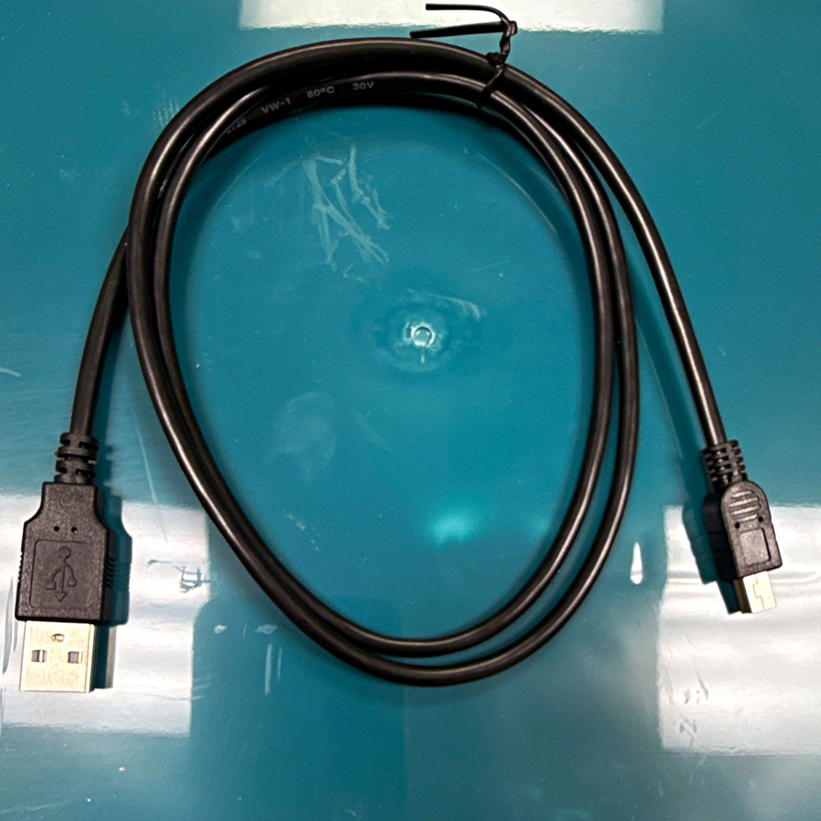 Lot of 413 - 3ft USB 2.0 Type A Male to Mini-USB Type B 5-Pin Male Round Cable 