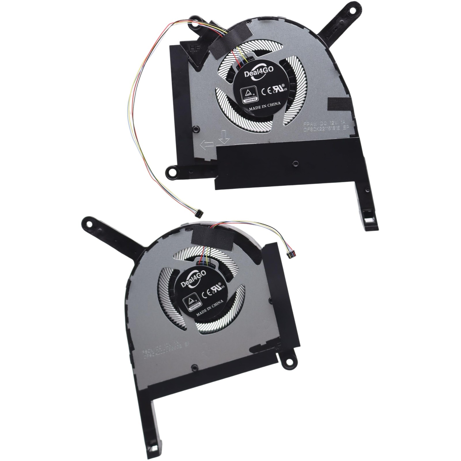 Deal4GO 12V CPU GPU Graphics Cooling Fan Replacement for ASUS FX507 FA507...