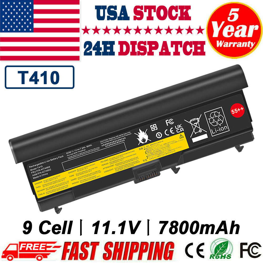 9Cell Battery for Lenovo Thinkpad T410 T420 T510 T520 SL510 W510 W520 E40 E50 CC