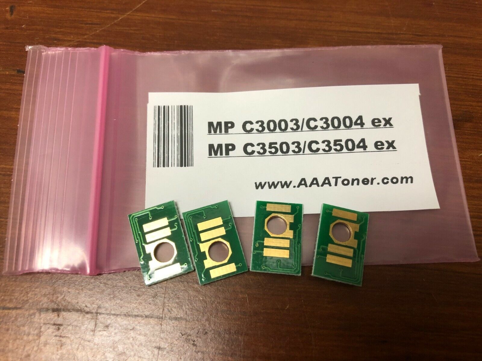 4 x Toner Chip for Ricoh MP C3003, MP C3004, MP C3503 MP C3504 ex Refill