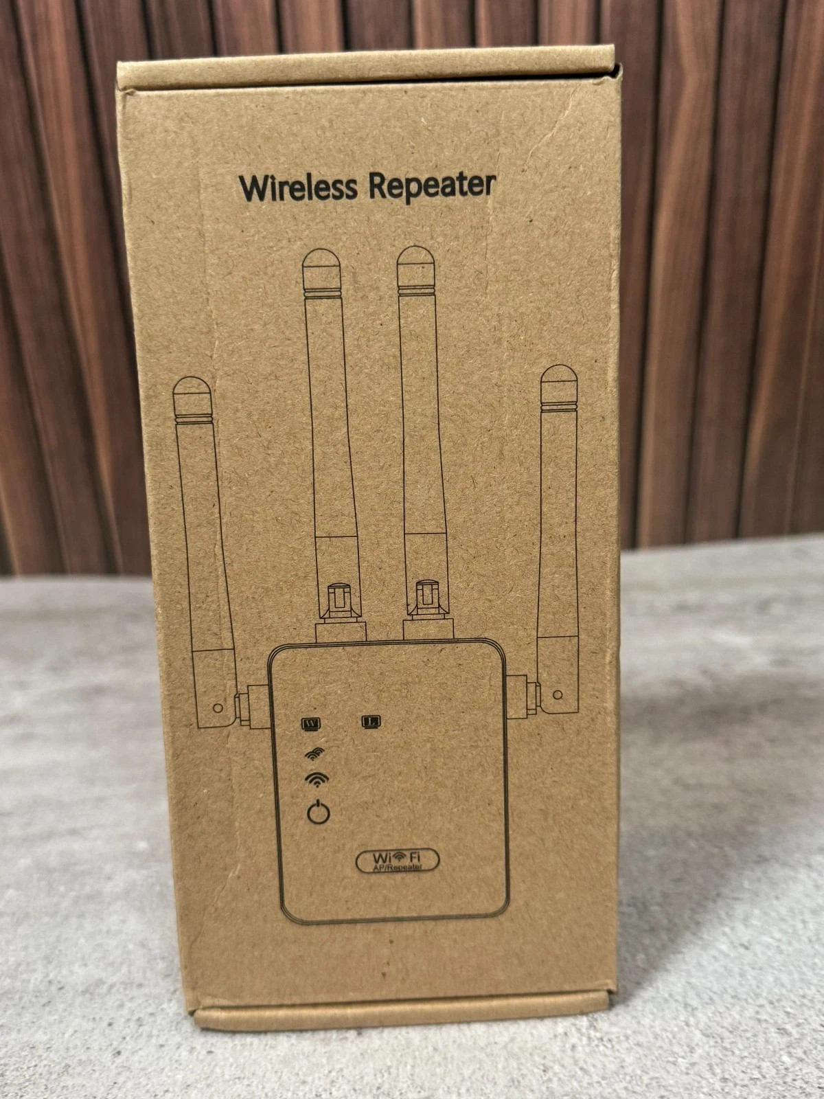 WiFi Range Extender 1200Mbps Dual Band 2.4G 5G 4 Antenna Signal Booster New