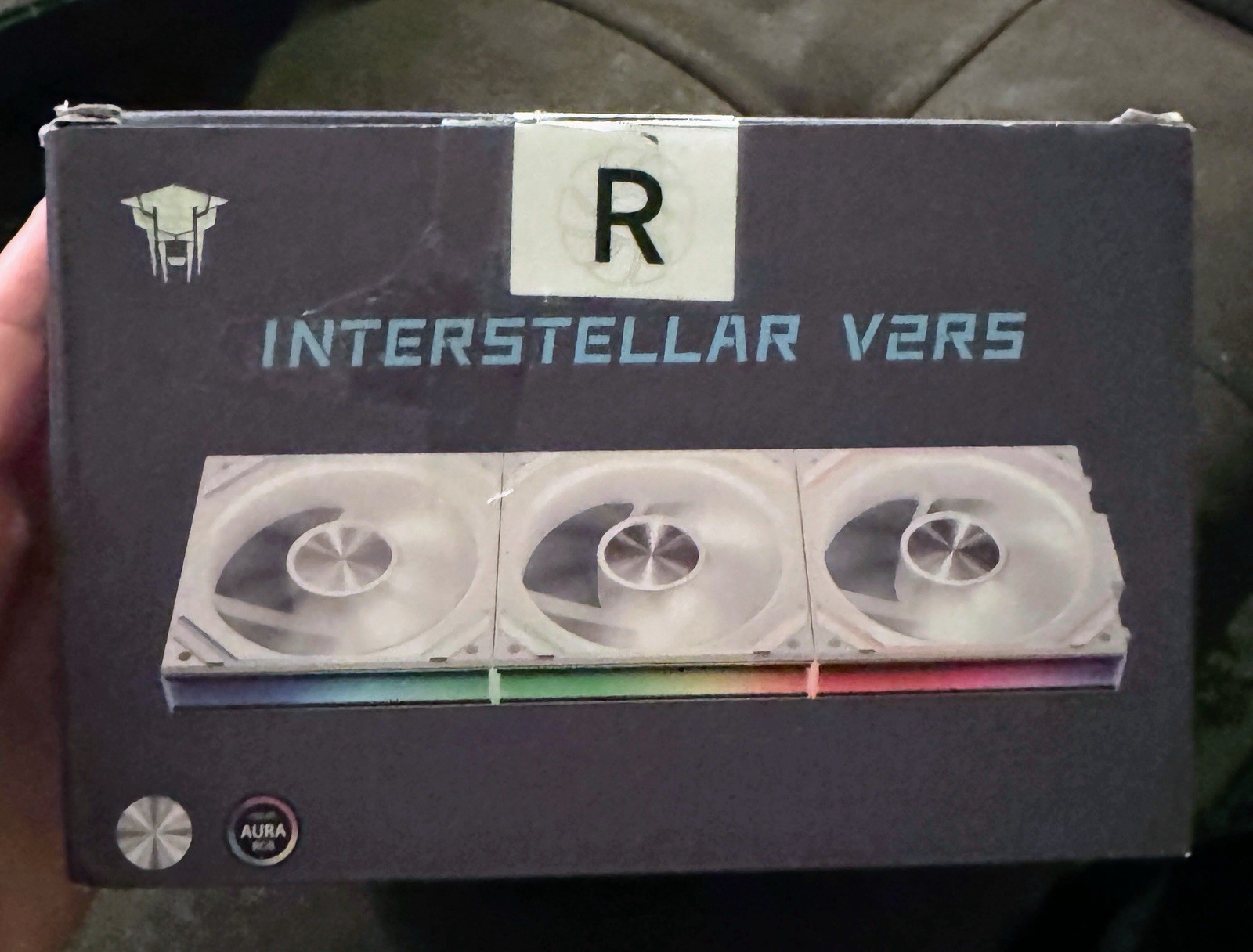 Interstellar V2RS Cooling Fans White Aura RGB NEW