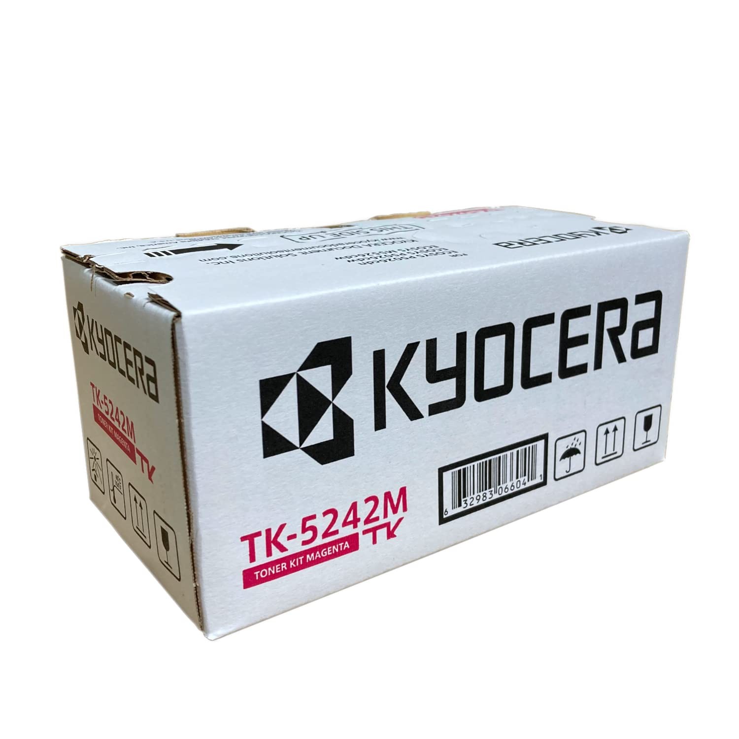 Original Kyocera TK-5242M Magenta Toner. New Sealed Toner, We Ship Fast