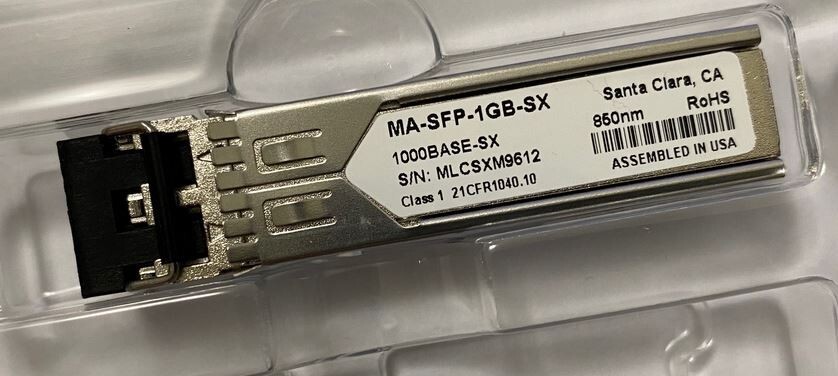 Cisco MA-SFP-1GB-SX compatible 1000BASE-SX 600-22040-C 1GE 850nm 550m LC MMF