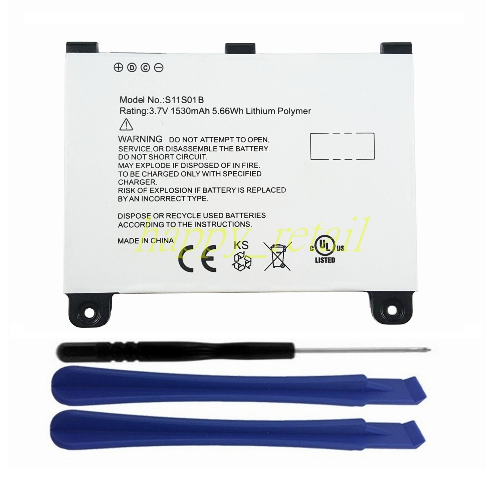 New Battery For Amazon Kindle 2 DX D00511 D00611 D00701 D00801 170-1012-00 REV.C