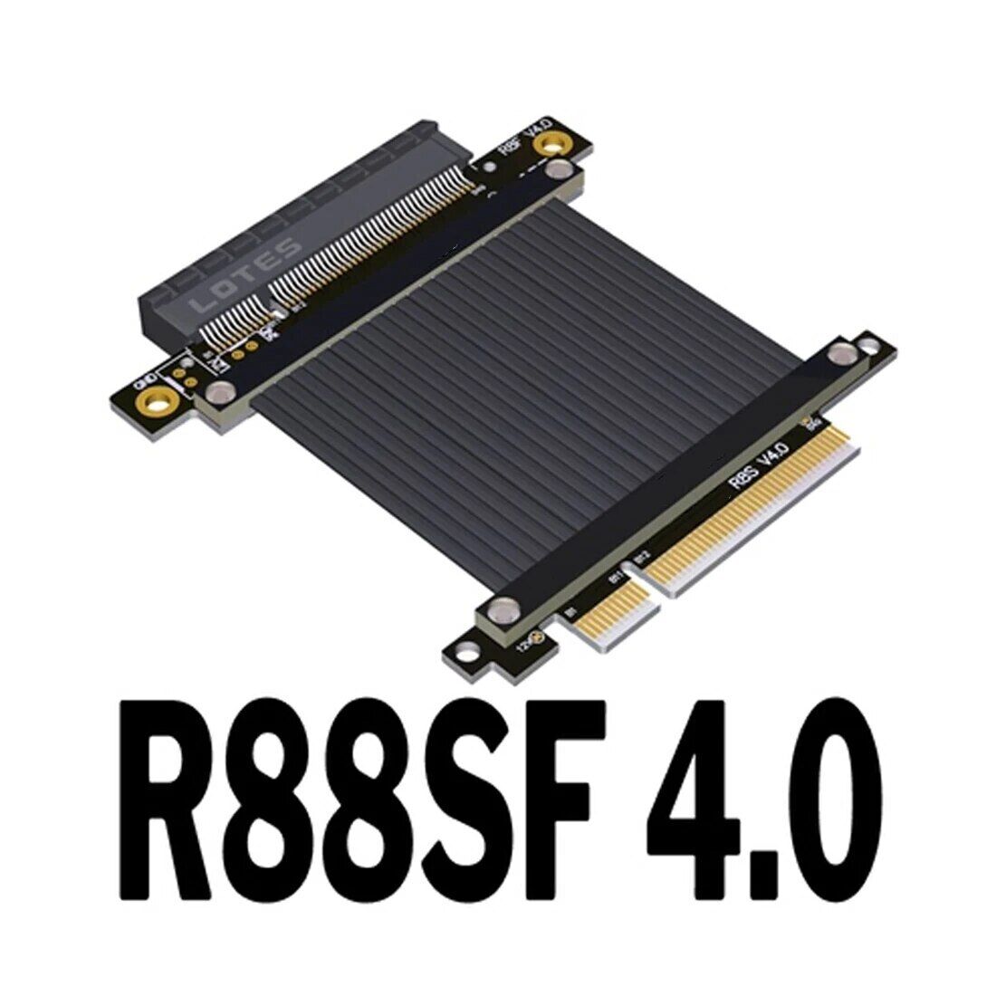 PCIE 4.0 X8 ToX8 Slot Female/Male Cable PCI-E Gen4 8x Adapter Riser GPU Extender