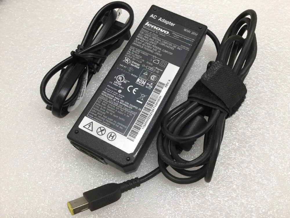 Lenovo 90W ADP-90XD B ThinkPad Power Suppl ADLX90NLC2A  20V 4.5A Square Tip