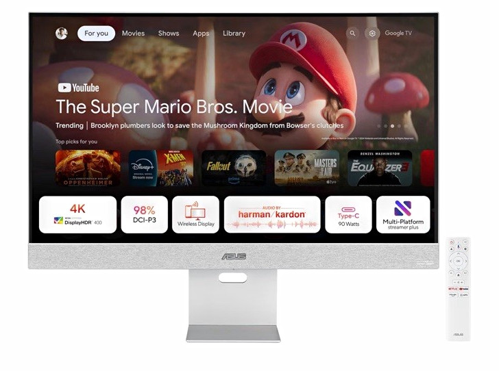 ASUS ZenScreen MS32UC 32 Inch 4K Smart Monitor, Speaker, HDMI, USB-C 90W