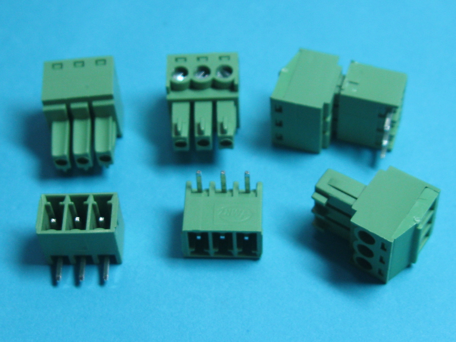 20 pcs Pitch 3.5mm Angle 3pin/ way Screw Terminal Block Connector Pluggable Type