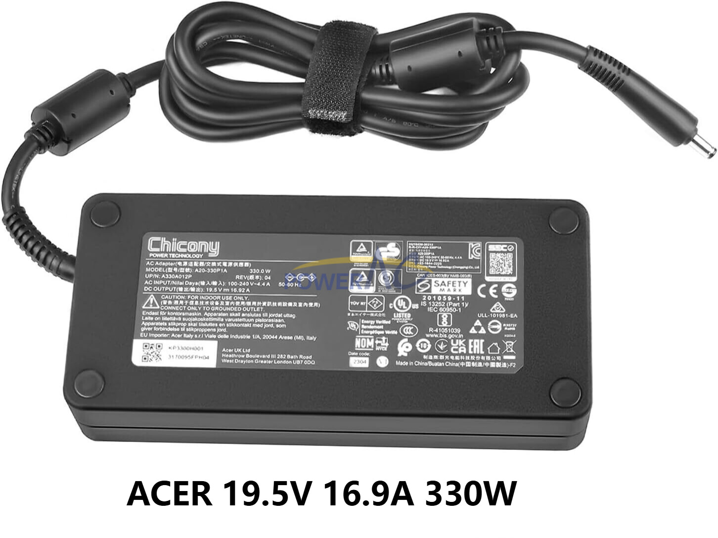 OEM Original 330W AC Adapter PSU for Acer Predator Helios 18 PH18-71-74ET