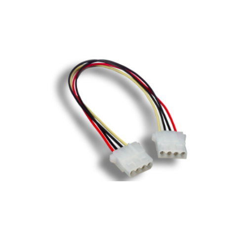 Lot 10pc 12inch 12" Molex 5.25 Female to Molex 5.25 Female Power Extension Cable
