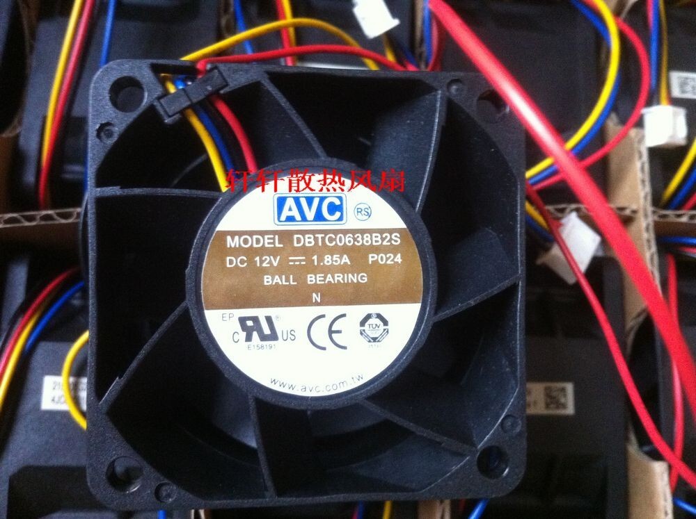 AVC 6CM 6038 DBTC0638B2S 12V 1.85A 4-wire high airflow cooling fan