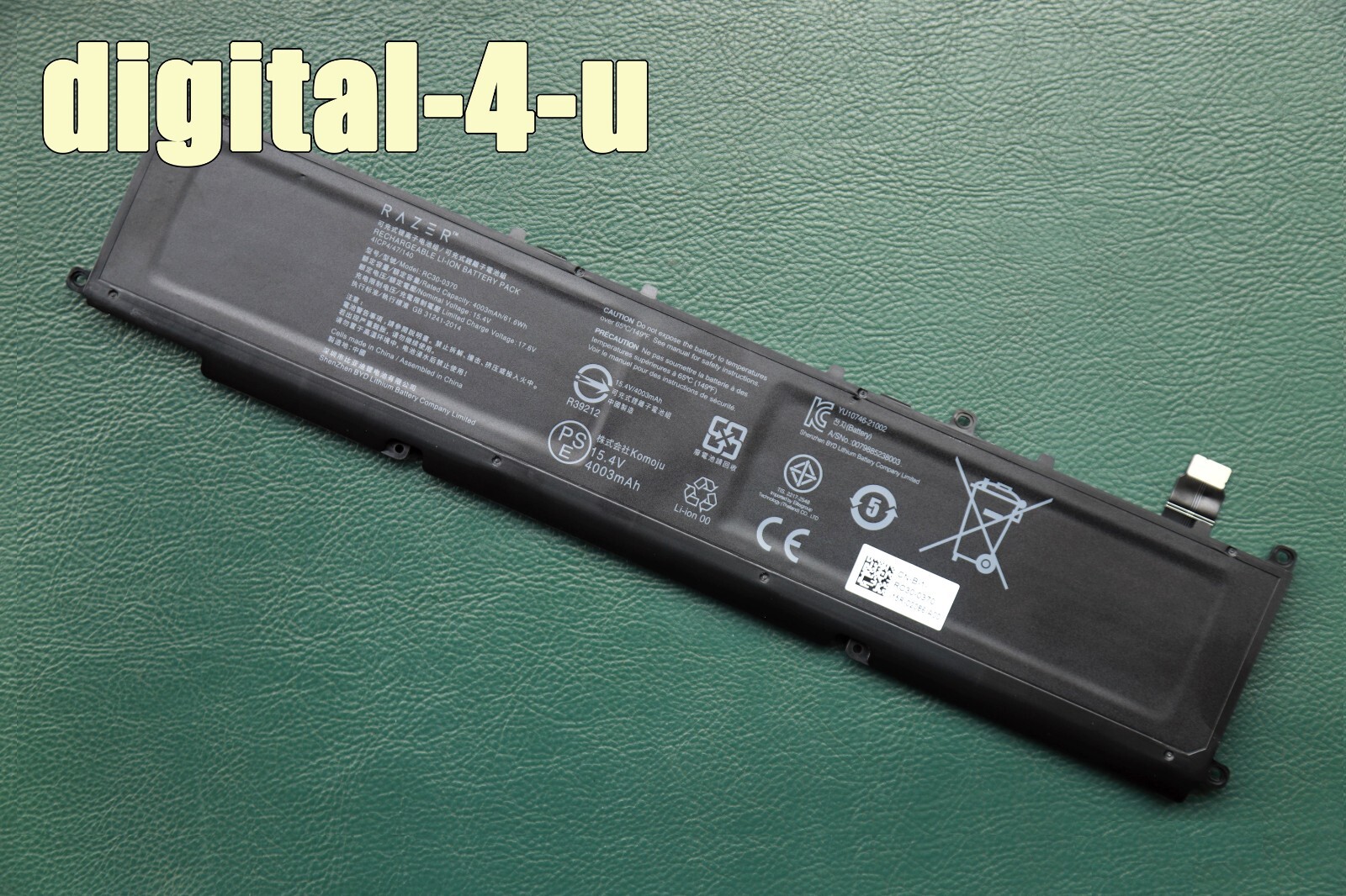 NEW Original RC30-0370 RZ09-0368 Battery For Razer Blade Ryzen 14" 2021 2022