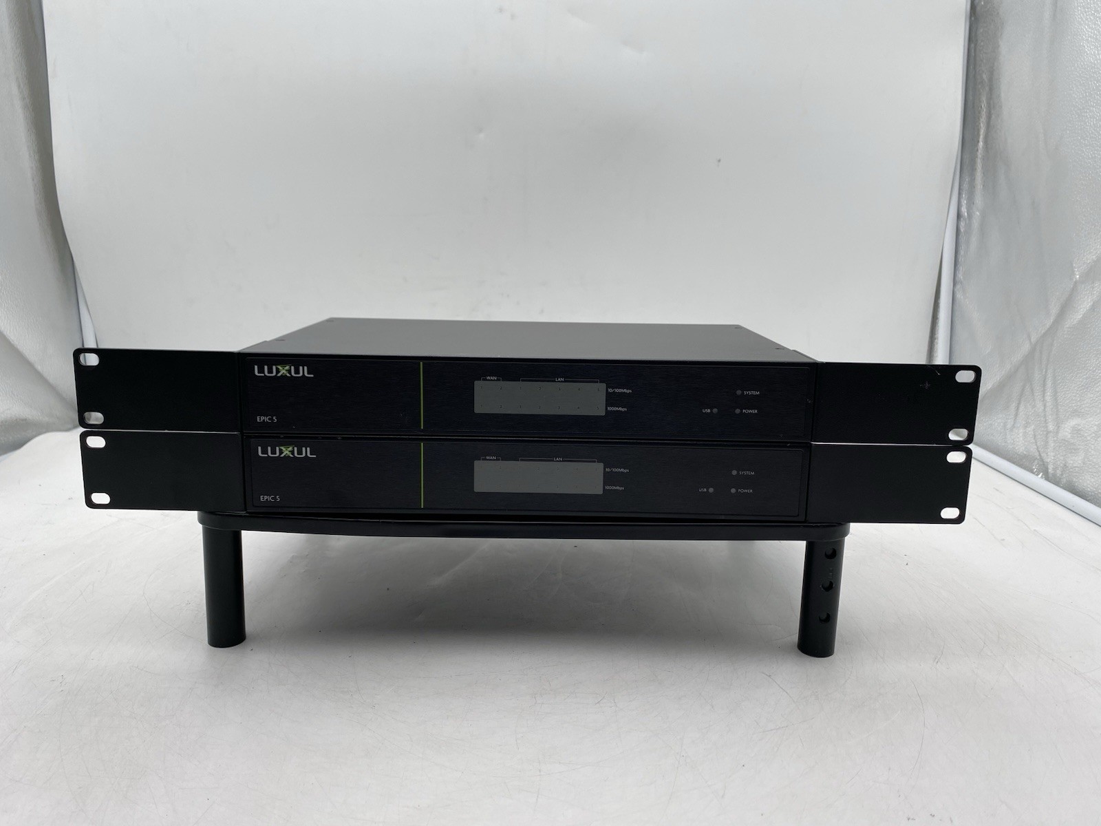 Lot of 2 Luxul Epic 5, High Performance Router with rack mounts - ABR-5000