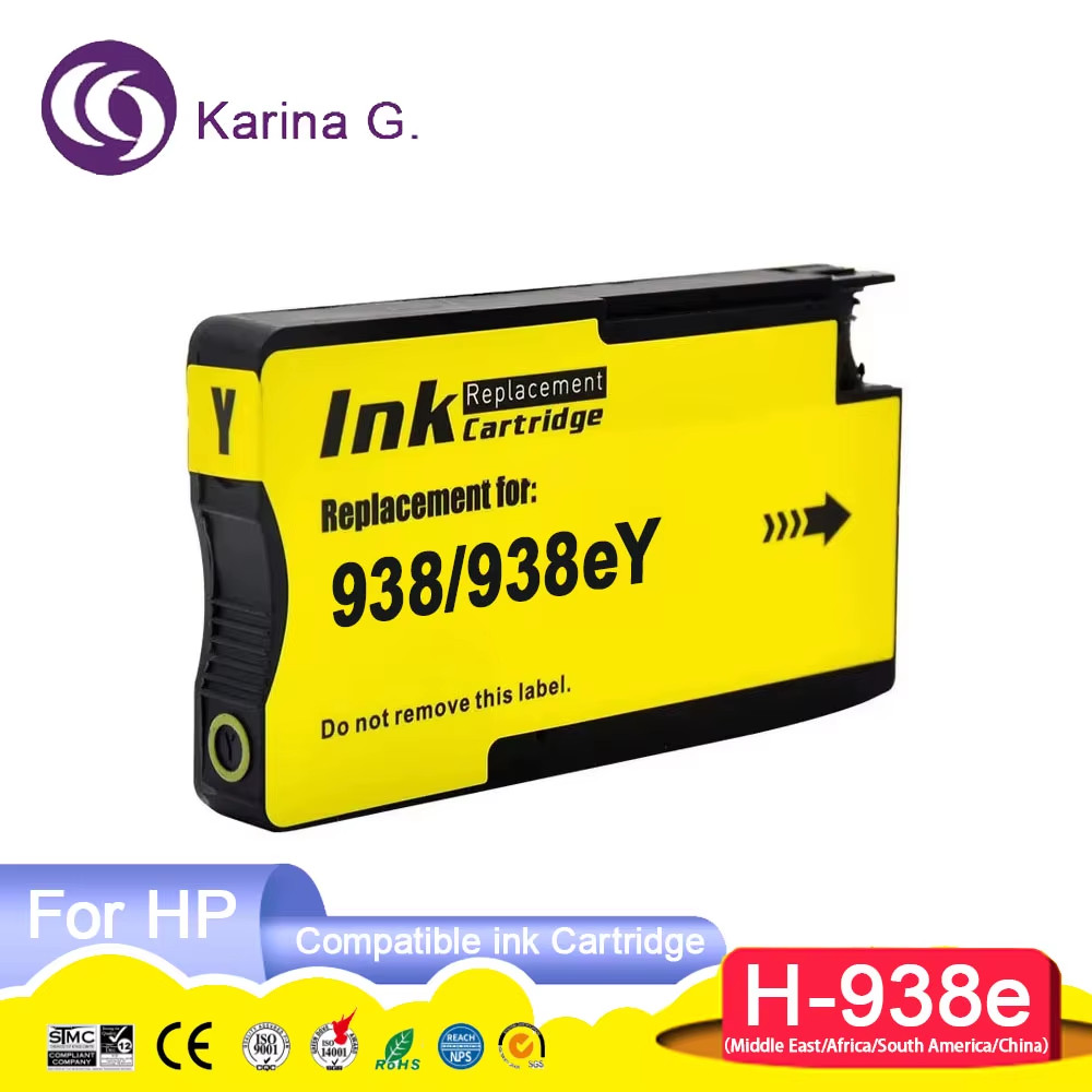For 938e 938 Premium Color Compatible Inkjet Ink Cartridge for  OfficeJet 9110b 