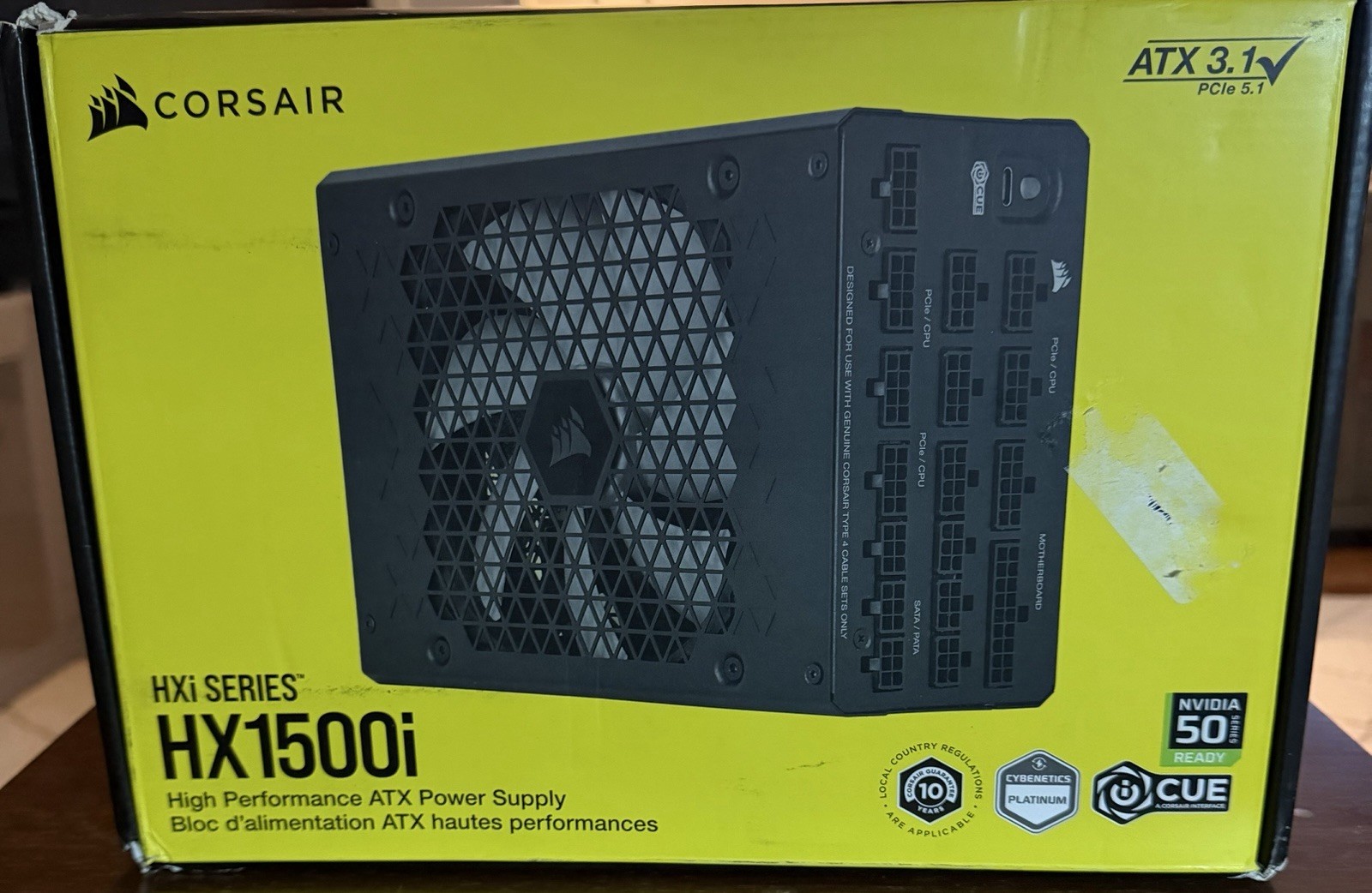 Corsair HX1500i 1500W Platinum PSU ATX 3.1 PCIe 5.1 Fully Modular NEW